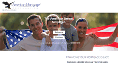 Desktop Screenshot of americanmortgagecorporation.com
